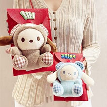 超萌立体毛绒可爱利是封儿童过年压岁钱红包生日周岁喜包万元通用