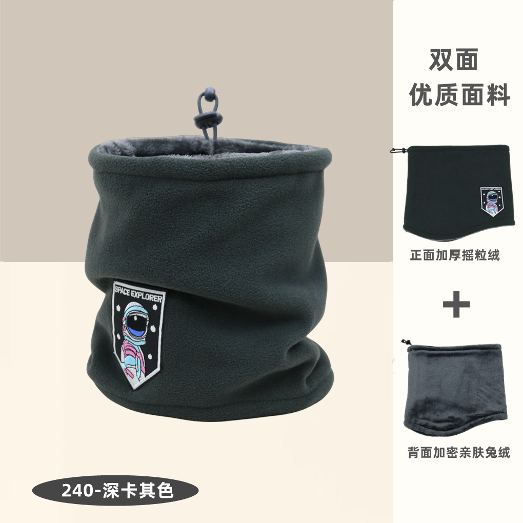 Piman Duo-cubierta para el cuello a prueba de viento para ciclismo, máscara con capucha cálida de lana polar para deportes al aire libre, invierno, otoño e invierno