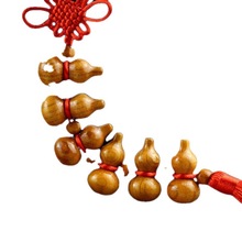 挂件桃木葫芦葫芦中国结五福葫芦批发新年客厅装饰摆件饰品