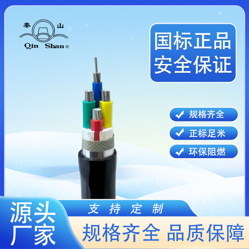 浙江古塔YJV22/VV22 25平方2芯3芯4芯5芯国标纯铜电力电缆