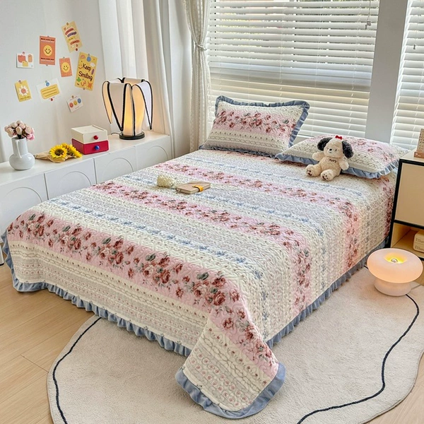 Milk Velvet Bed Cover【Blue Dream】