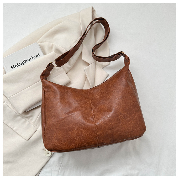 PU Große Kapazität Damen Tote Beliebte Mode Schulter Umhängetasche_voghion.com