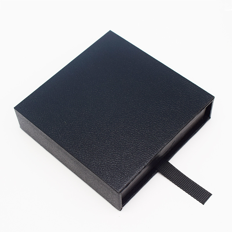 Black leather (with black box);7*7*2CM