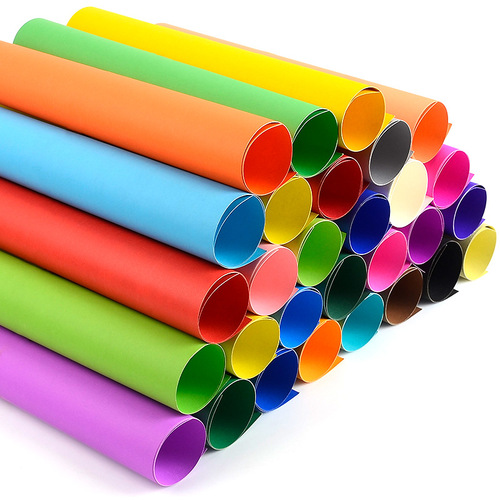 Color 4K8K cardboard black and white hard cardboard 10 colors 200g color creative cardboard 4 open 8 open handmade cardboard