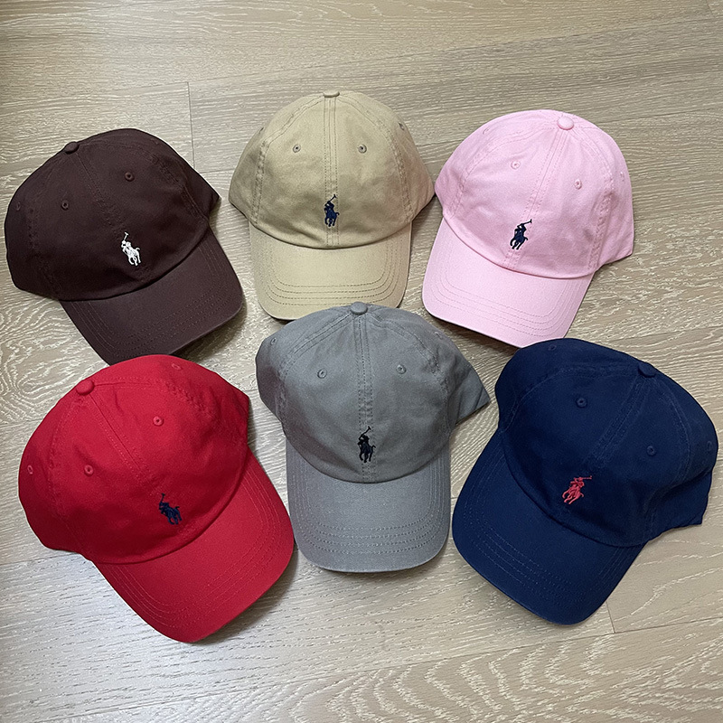 Scan Code 2025 New Rl Ralph Hat for Men and Women, Polo Paul Duckbill Cap, Versatile Pony Logo Baseball Cap