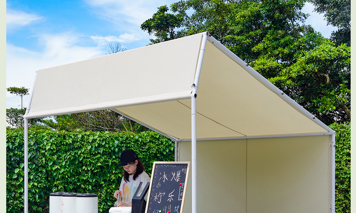 Tent Outdoor Sloping Top Stall Market Awning Rainproof Awning Commercial Advertising Event Tent Wholesale