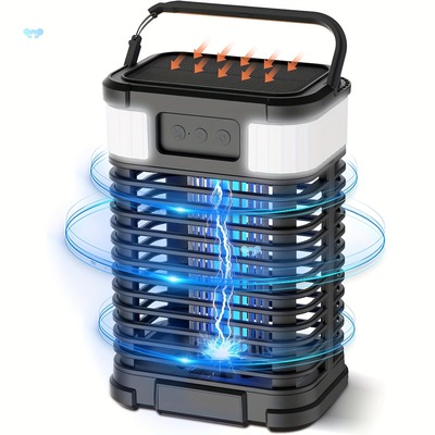 1pc Solar Bug Zapper 5 in 1 Portable Electric Mosquito跨境