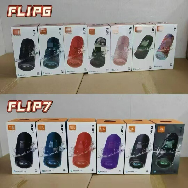 Cross-border Flip7 Portable Bluetooth Speaker Outdoor Waterproof Heavy Bass Wireless Speaker for Car and Home Mini Speaker