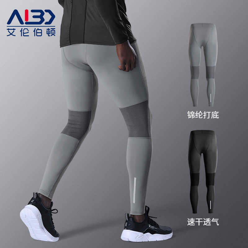 Pantalones de compresión para hombres de alto entrenamiento de entrenamiento de baloncesto de entrenamiento de entrenamiento de entrenamiento de baloncesto de secado rápido pantalones de maratón