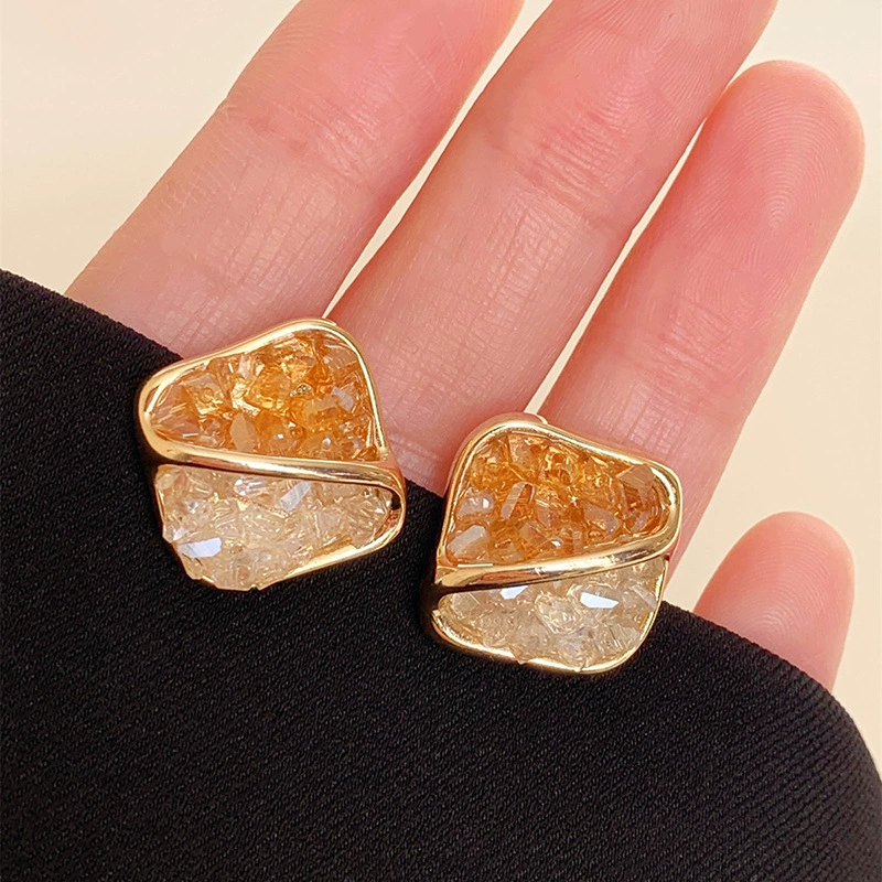 Серьги, серебряные иглы, стиль Шанель, серебро 925 пробы, легкий роскошный стиль, высококачественный стиль