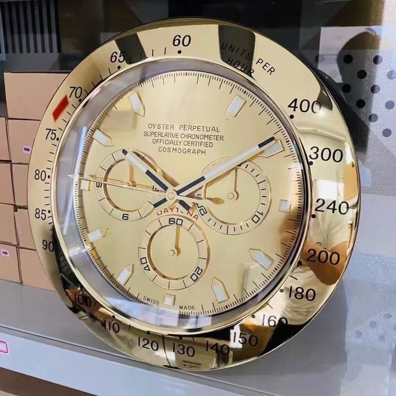 Fashionwallclock劳力水鬼迪通拿格林尼治系列金属14寸挂钟北欧|undefined