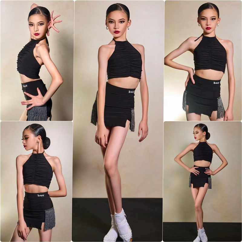 L66018 black + silver tassel