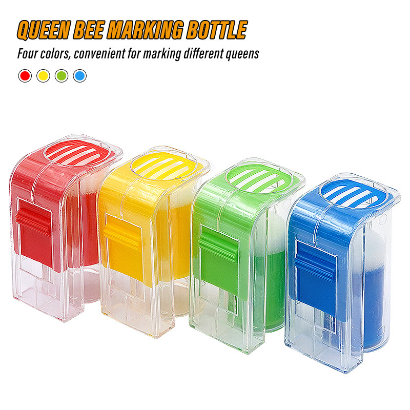 Beekeeping Tools Bee Queen Marker Bottle 2-in -1 King Catch Prison King Cage Marker Four Colors Optional