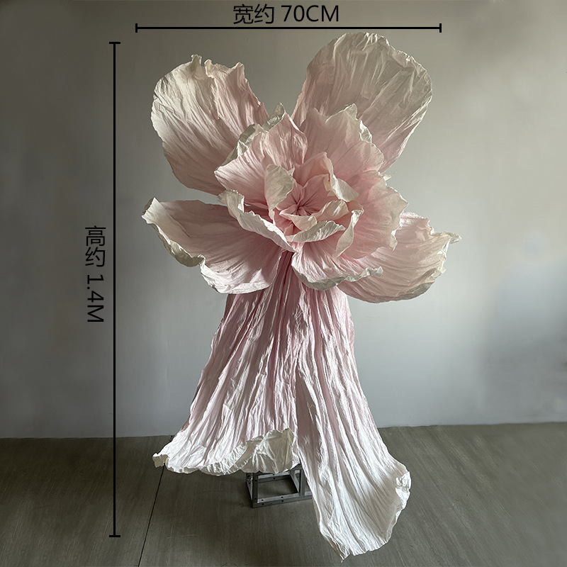 Gradiente rosa de 1,4 m de altura