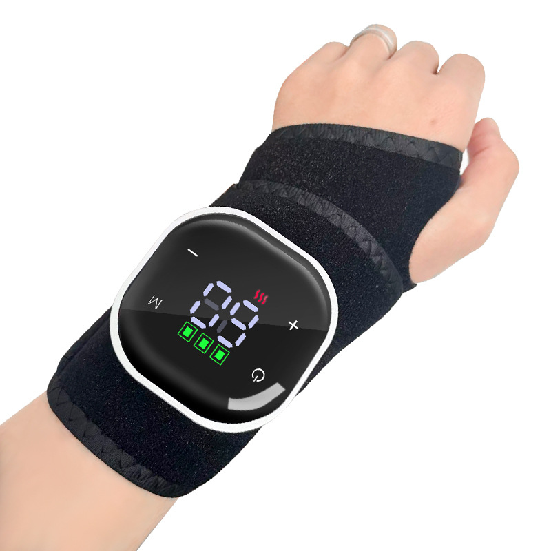 Nuevo masajeador de muñeca transfronterizo de muñeca calefacción eléctrica de vibración masajeador de compresión caliente aparato de fisioterapia de calor doméstico explosión