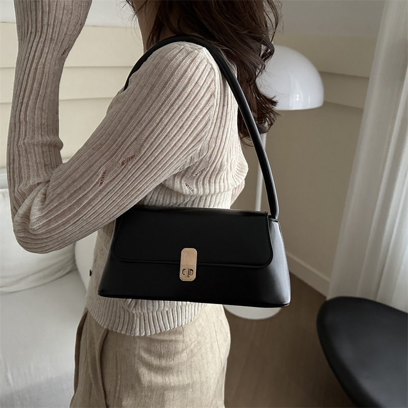 Bolso retro bolso de mujer 2024 popular nuevo estilo de moda coreano bolso de hombro universal bolso de moda bolso de brazo