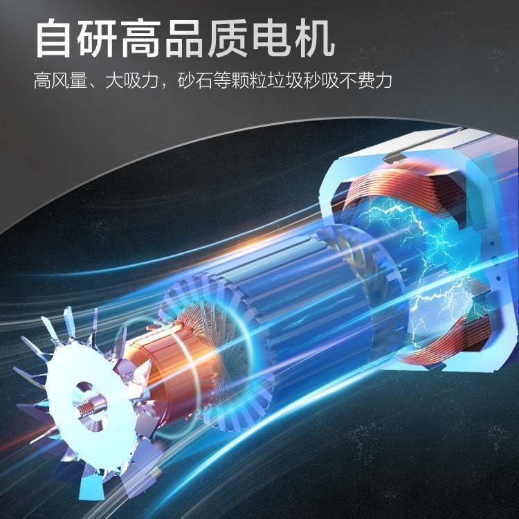 亿力吸尘器家用大吸力小型强力大功率洗车店美缝保洁吸尘机专用|undefined