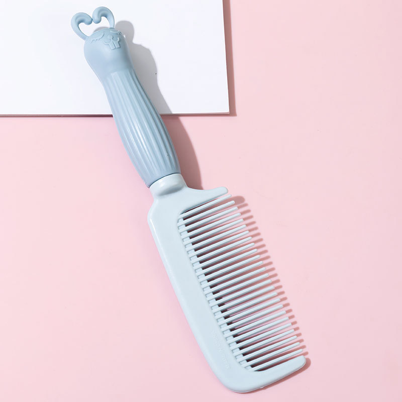 かわいくて見栄えの良いヘアコーム、ロングヘアの女性用ポータブルコーム、家庭用女の子と子供用のストレートヘアとポニーテールコーム|undefined