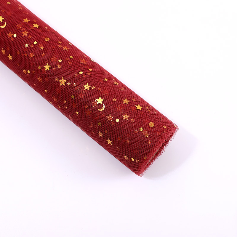 Diosa Festival de malla estrella Luna hilo estrella hilo Lollipop bouquet DIY bolsa flor papel forma hilo flor embalaje al por mayor