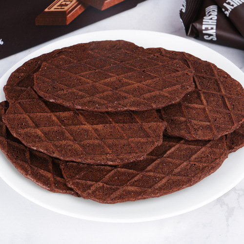 South Korea imported HERSHEY'S thick chocolate waffle biscuits 146g waffle waffle crispy box of 15 boxes