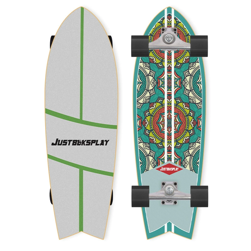 Лед Surfing Board Bridge Spring PU двойное рулевое управление SM Pusher симулятор серфинга скейтборд