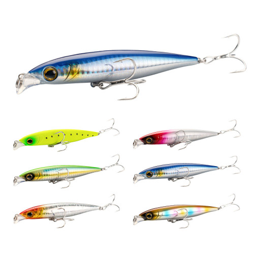 All swimming layer long-distance casting quivering sinking hook bait sinking water minnow hard bait long-distance lifting pencil lure bait 10cm 11.5cm