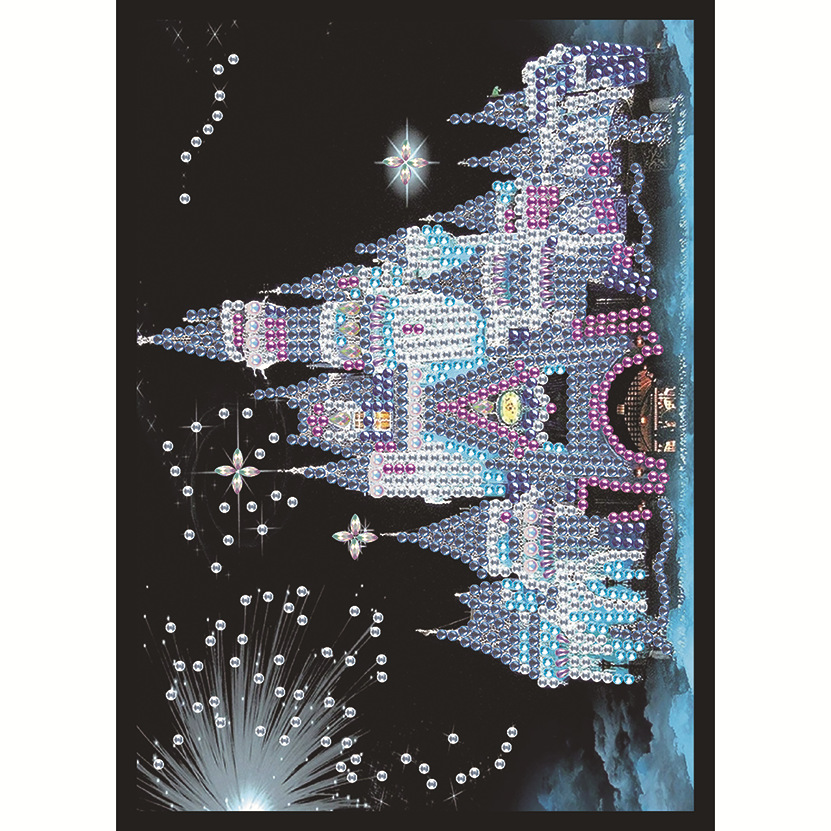 Transfronterizos nuevos dibujos de diamantes DIY hechos a mano unicornio dibujo de diamantes cuaderno dibujo de diamantes llenos de pintura de diamantes