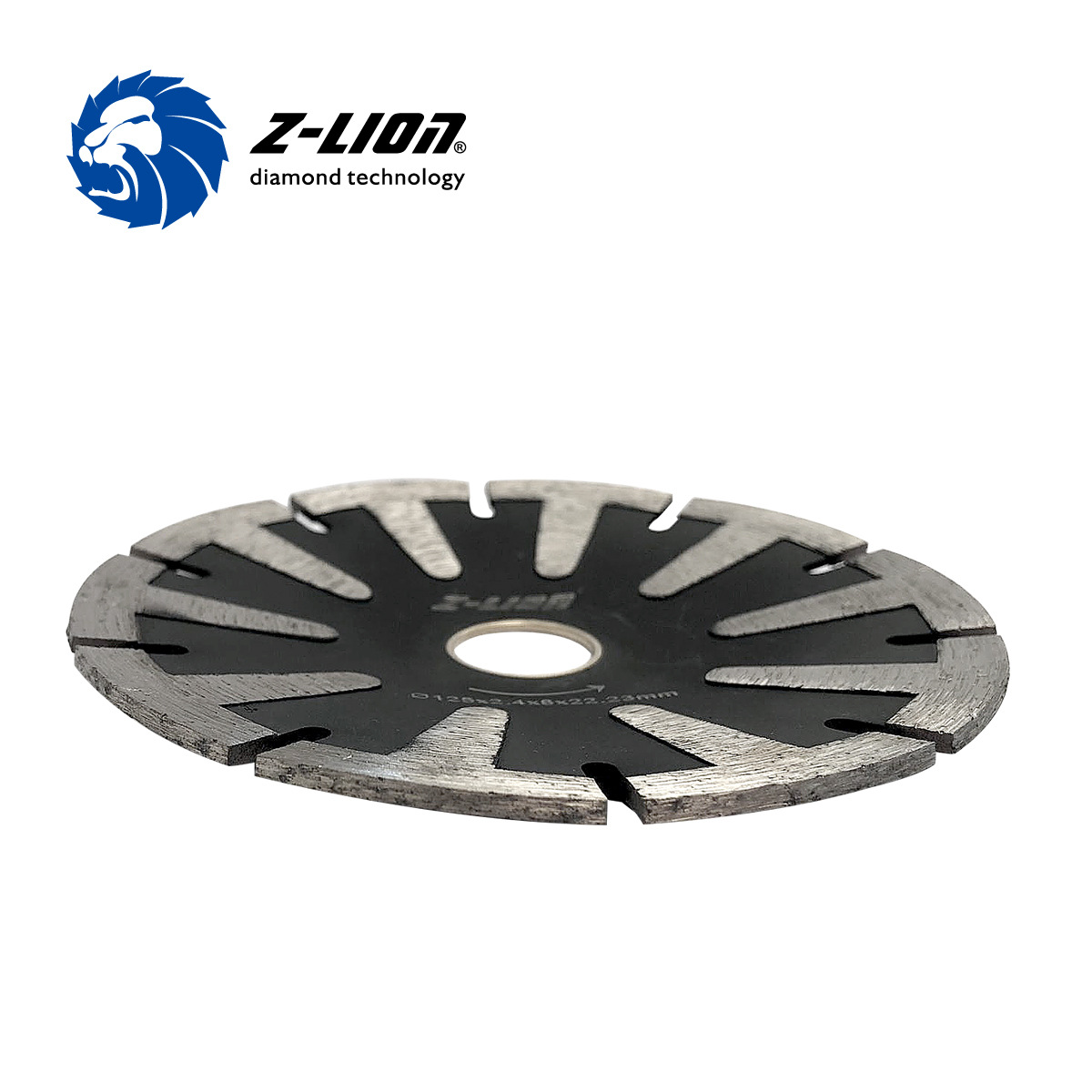 厂家供应直销T型护齿曲线片锋利湿切 花岗岩 混凝土直径115和125