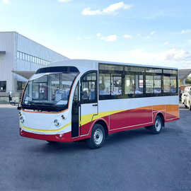 广西23座大型电动代步观光车价格电动巡逻车四轮旅游观光车图片