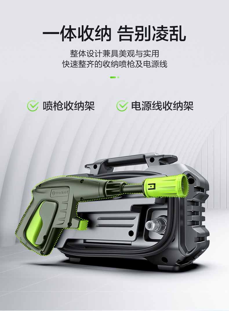 Portable High-Pressure Car Washer Pump for Home Use 220V Fully Automatic New Car Cleaning Tool High Power Wholesale