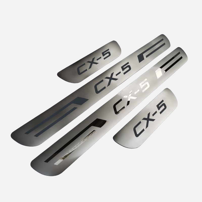 Suitable for Mazda 6/3/Cx-5/Cx-60/Cx-30 Welcome Pedal Modified Ultra-Thin Door Sill Strip Decorative Accessories