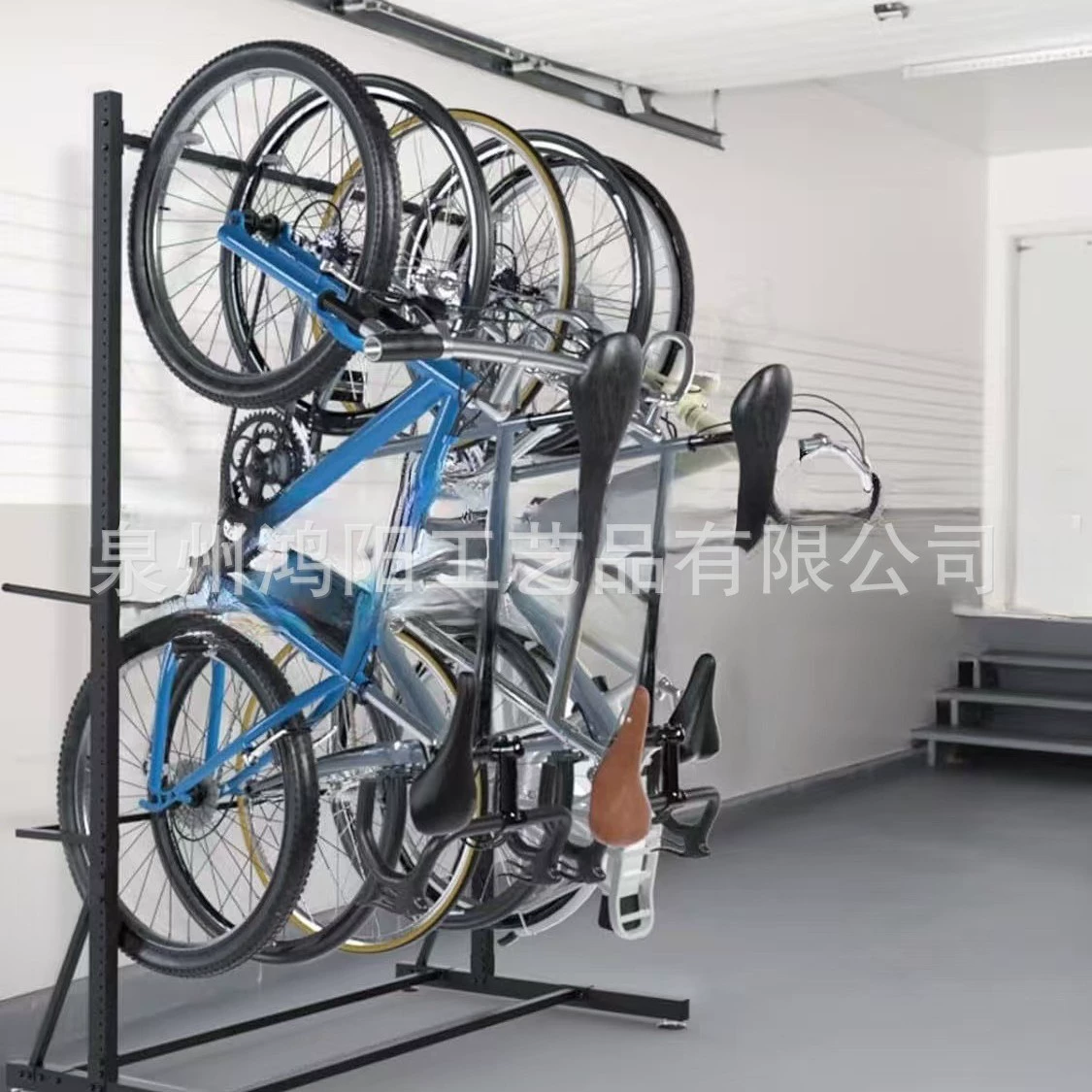 Велосипедная стоянка Несколько дорожных велосипедов Mountain Car Толстая прочная подвесная стойка дисплей регулируемая металлическая трансграничная