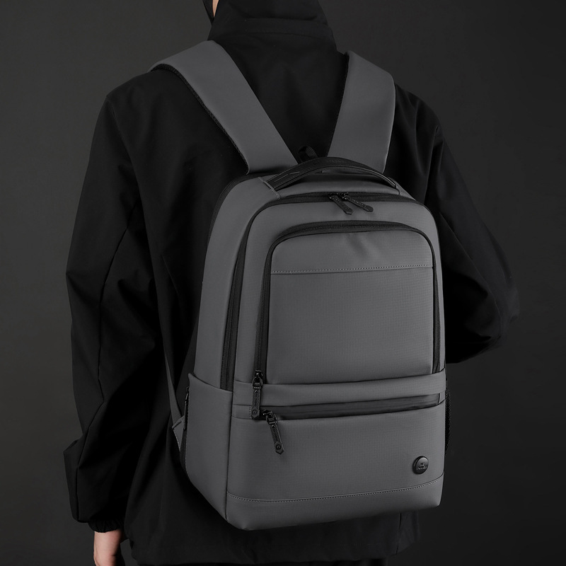 Backpack Men's Fashionable Computer Backpack Simple Water-repellent Large Capacity Fashionable Backpack