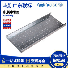 厂家直供冲孔钢制桥架镀锌线槽盒梯式防火托盘式槽式多孔电缆桥架