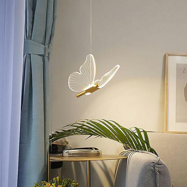 Modern and minimalistic ceiling lamp for bed
