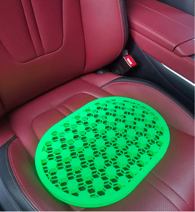 Car Cushion Thickened Car Cushion Summer Cool Breathable Ventilated Butt Cushion Office Sedentary Chair Cushion Chair