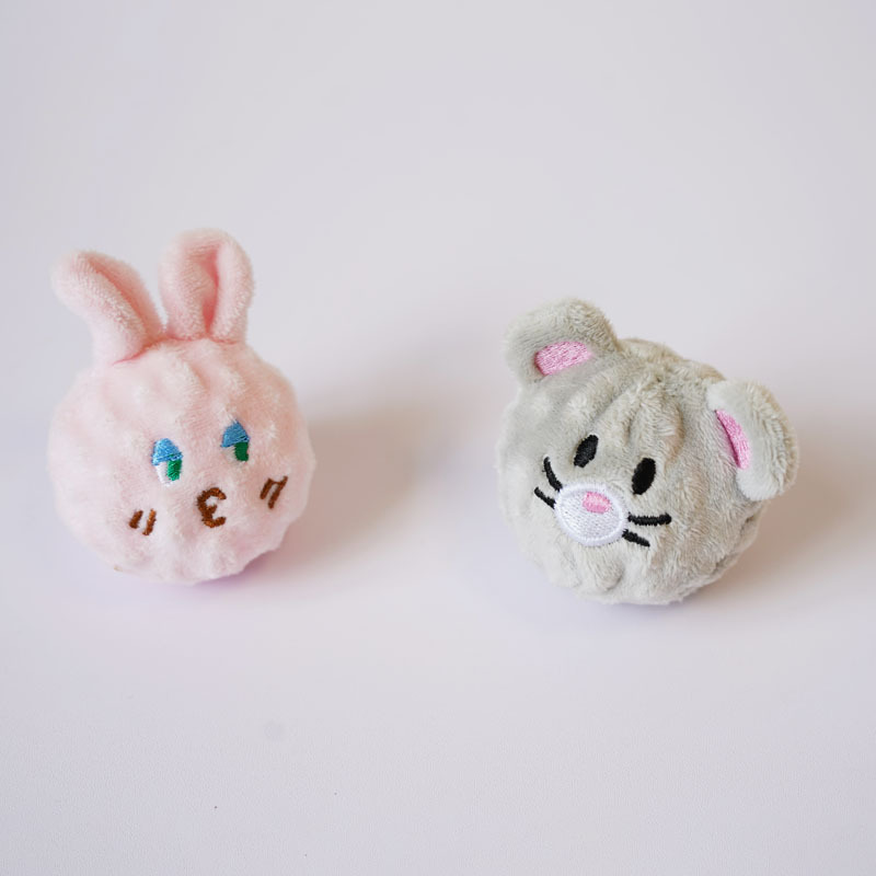 ペットの歯ぎしり、BB、かわいい動物の形をした弾むボール、音のおもちゃ、とげボール、ビションテディ、アマゾン|undefined