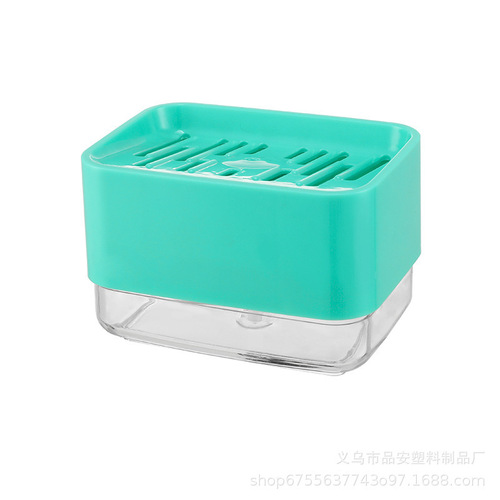 Automatic pressure dish soap pot brush filler soap dispenser box filler box liquid outlet box sponge cleaning box