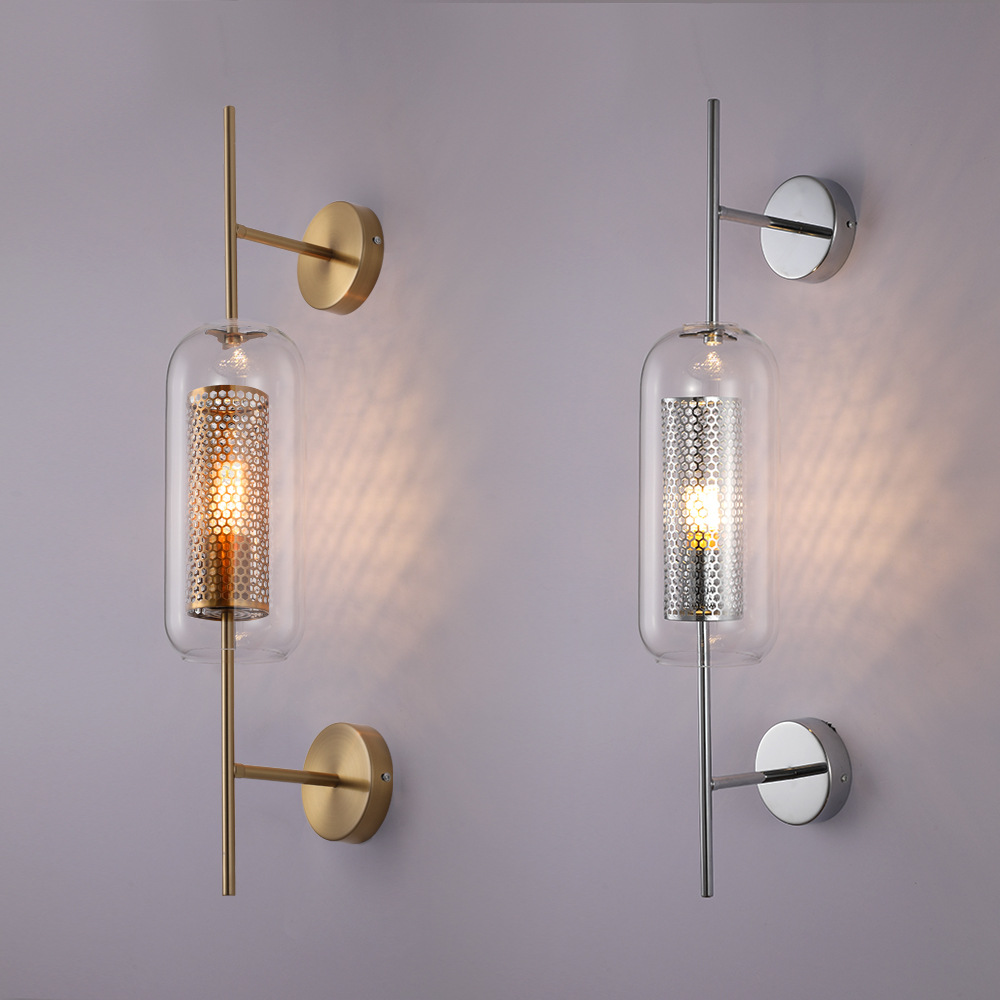 Creative glass retro sconce for bedroom for living room for bed
