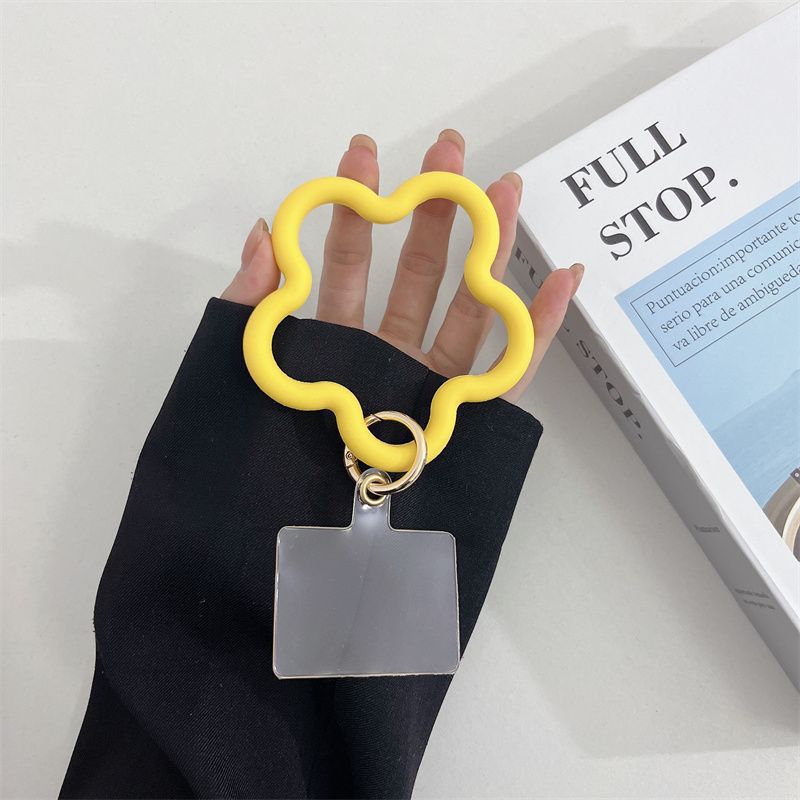 Estrella de mar de silicona pulsera de teléfono móvil corta anti-caída correa de muñeca universal accesorios de moda llavero en stock
