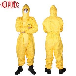 Dupont TyChem2000 C-grade One-pieCe ProteCtive Clothing, ChemiCal-proof Clothing, Corrosion-resistant ACid-proof, Oil-proof and Waterproof Experiment Isolation