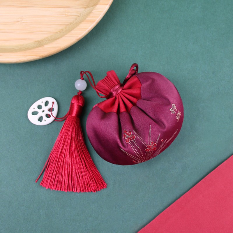 Festival del Barco del Dragón bolsita bolsa vacía bolsita de brocado bolsita bolsa vacía bolsita portátil estilo antiguo colgante de coche Festival del Barco del Dragón regalo