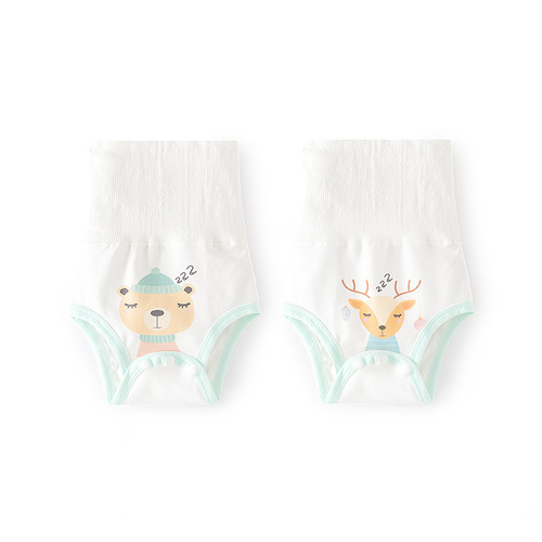 Baby Belly Band High-Waisted Belly Protector Pants Summer Newborn Belly Band Baby Romper Infant Belly Cover Diaper Pants