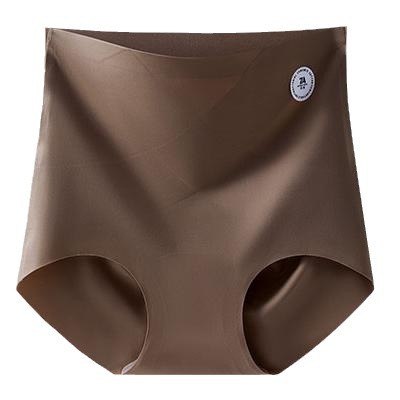 乳の皮の無痕の高腰はお尻を持ち上げて腹の下着の女性の薄い金の大きいサイズの太ったMMのヨガのフィットネスの運動の三角のズボンの女性を収めます。