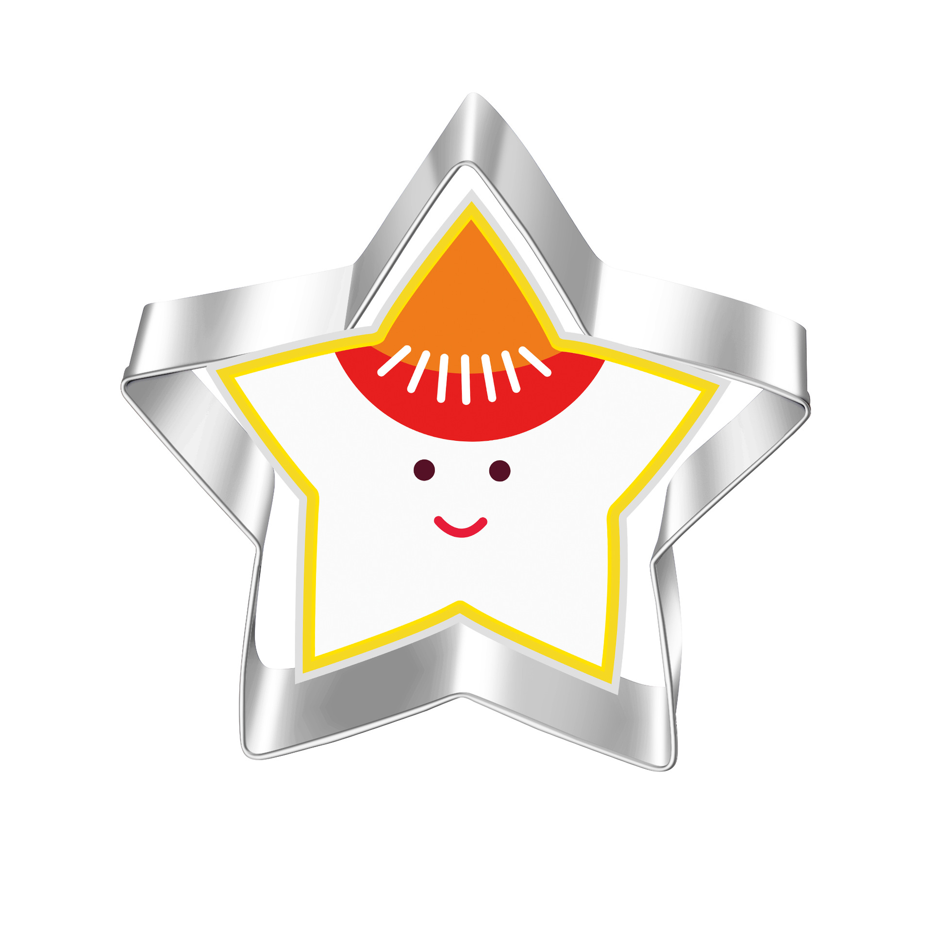 23g Weight Bakeware Kitchen and drinking utensils 1 Piece Quantity Daily Occasion Stainless Steel Material Christmas Festival Star, Snowflake Pattern Simple Style Style Christmas Simple Style Star Snowflake Stainless Steel Bakeware 1 Piece 67