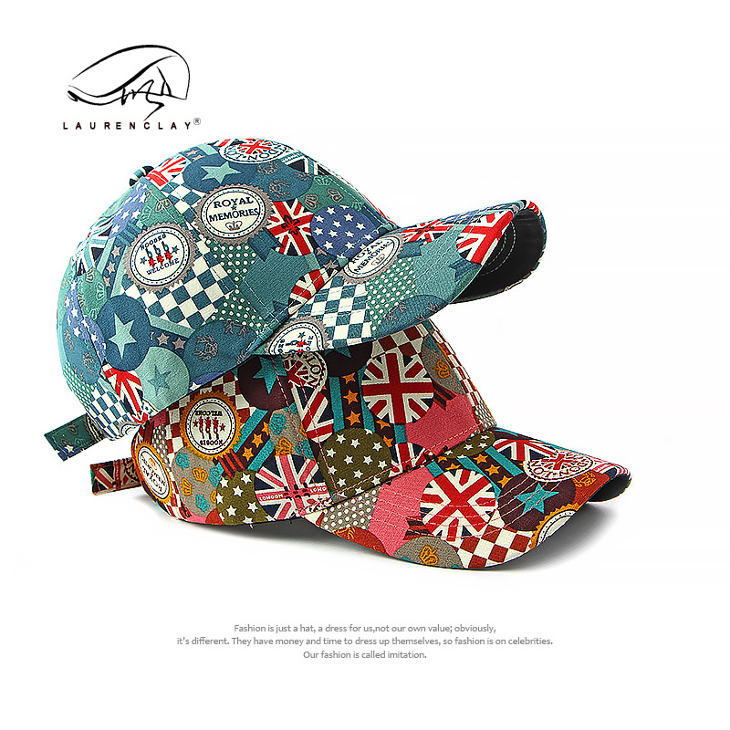 Cappello da baseball con visiera rigida e graffiti di tendenza della personalità, berretto da uomo e da donna con protezione solare, stile britannico_voghion.com