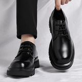 Martens, мужская низкая высокая черная униформа медсестры для кожаной обуви на платформе для отдыха