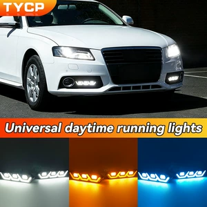 Universal avtomobil üçün BMW üslublu axan dönmə siqnallı LED gündüz işıqları