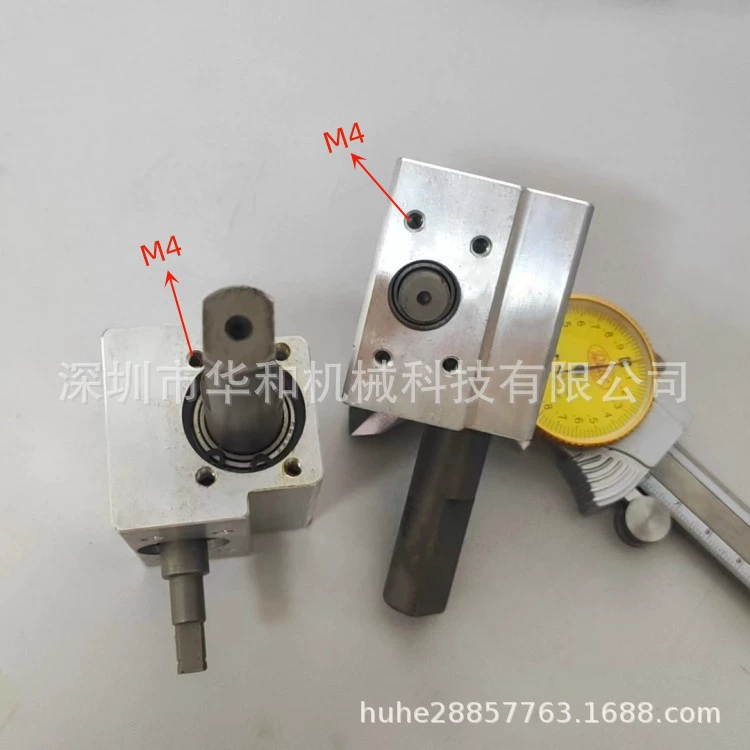 Микро небольшой модуль 1:16, червячная передача, отвертка, алюминиевый корпус, аксессуары для двигателя, точечная коробка передач