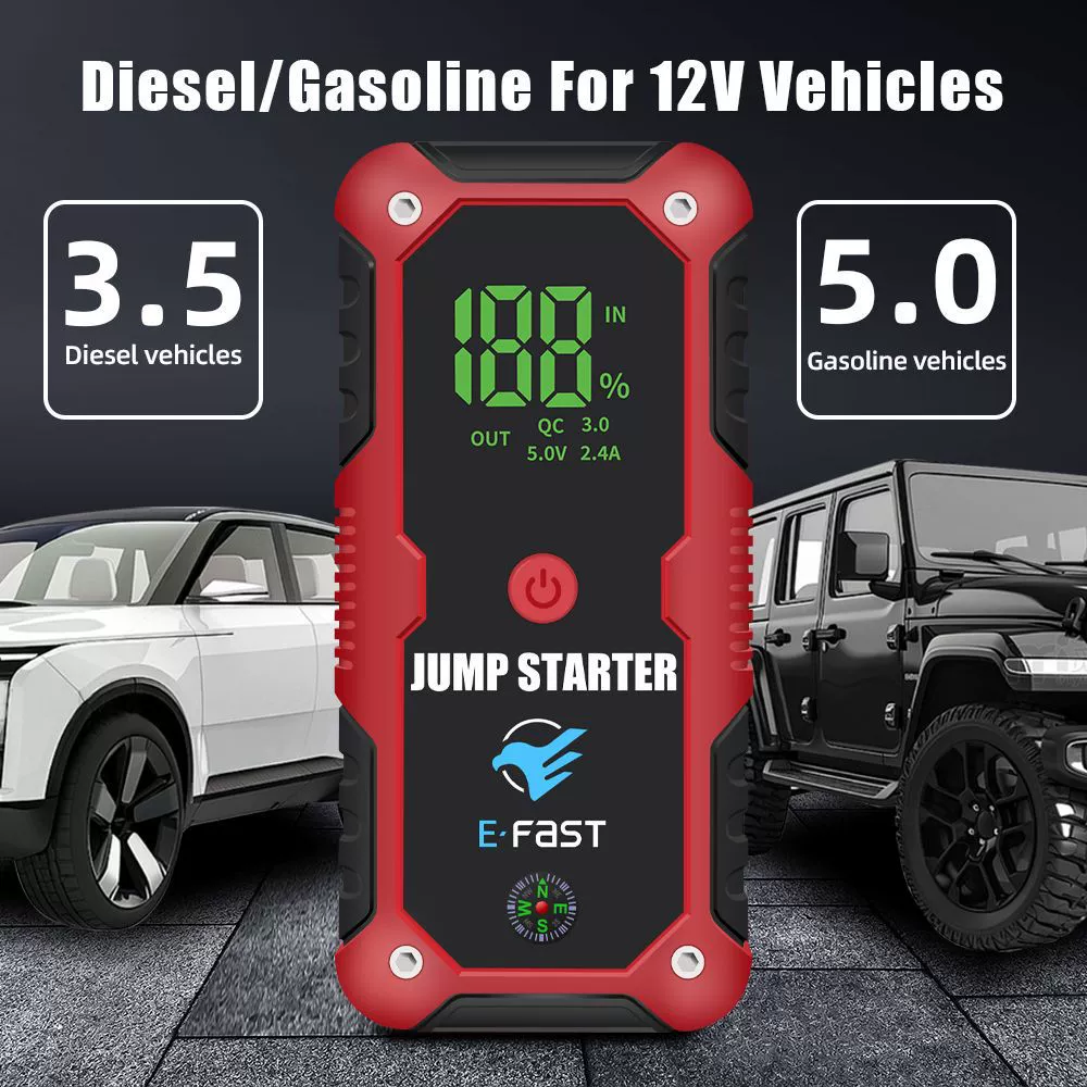 Мощность аварийного запуска автомобиля 12 В автомобильная зарядная машина